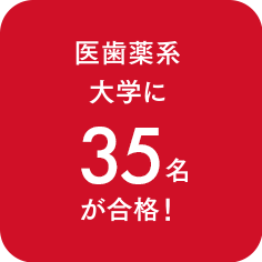 医歯薬系大学に28名が合格！